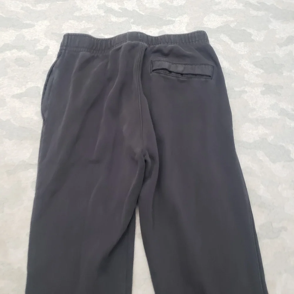 Nike Pants Mens Small Black Pockets Drawstring Sports Wear Club Fleece Gym